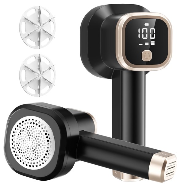 Fabric Shaver, Rechargeable Electric Lint Remover with 6-Leaf Blades and