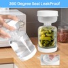 Flip Preserving Jar, Cucumber Jar, Flip Over Glass Kimchi Container