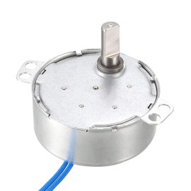 uxcell Synchronous Synchron Motor AC 100-127V 4W 5-6RPM/MIN 50-60Hz CCW for Hand-Made, Model or Guide Motor