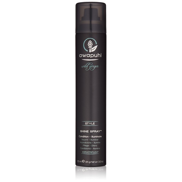 Paul Mitchell Awapuhi Wild Ginger Shine Spray, Conditions + Adds Luminosity, For All Hair Types