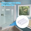 M6219 Sliding Shower Door Bottom Guide 1/2" Wide Channels Fit