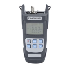 Portable Optical Power Meter with LED Light Optical Fiber Attenuation Tester Automatic Shutdown -50 to +26dbm Optical Fiber Power Meter