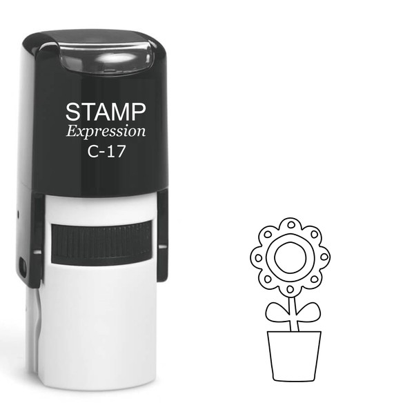 stampexpression - Simple Daisy Flower in The Flower Pot Self