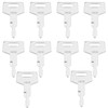 VGOL 10Pcs Ignition Switch Keys Replacement H806 17001-00019 Compatible with