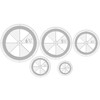 5 Pcs Circle Ruler Quilting Template Set Circle Templates for
