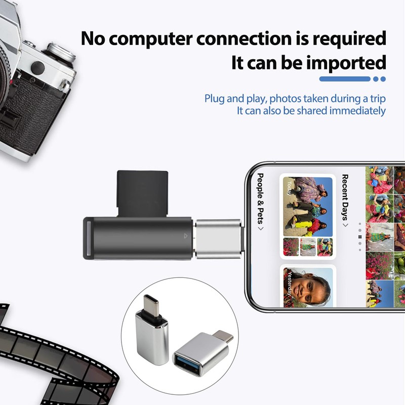 2 Pack USB C to USB Adapter, 10Gbps USB 3.2