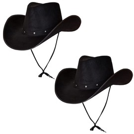My Illusions 2 Black Texas Cowboy Hats