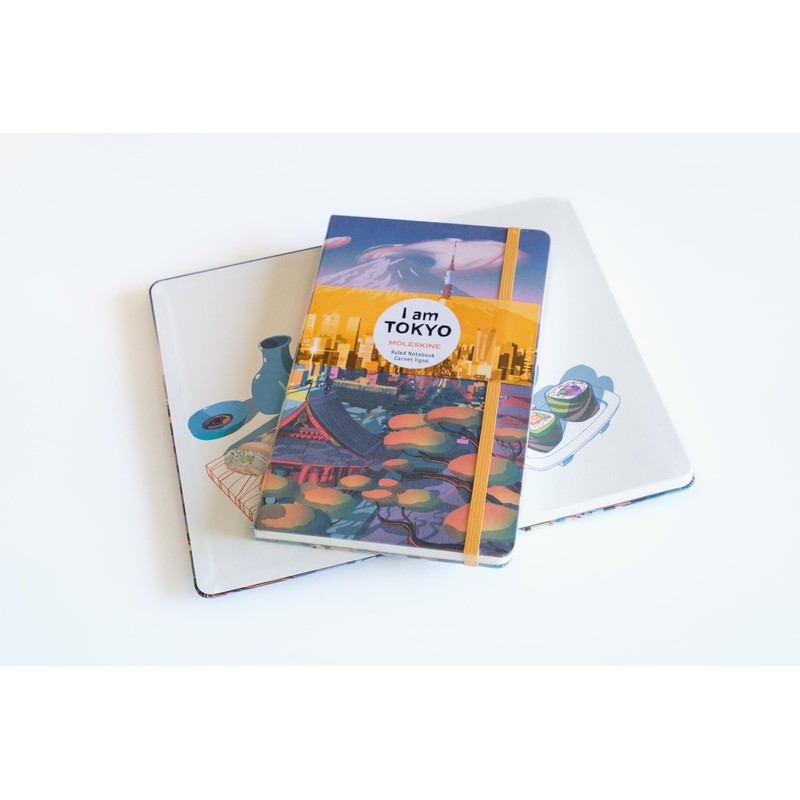 Moleskine LEQP060IAMTOK Notebook, Japanese Limited Edition, I am Tokyo Hardcover,