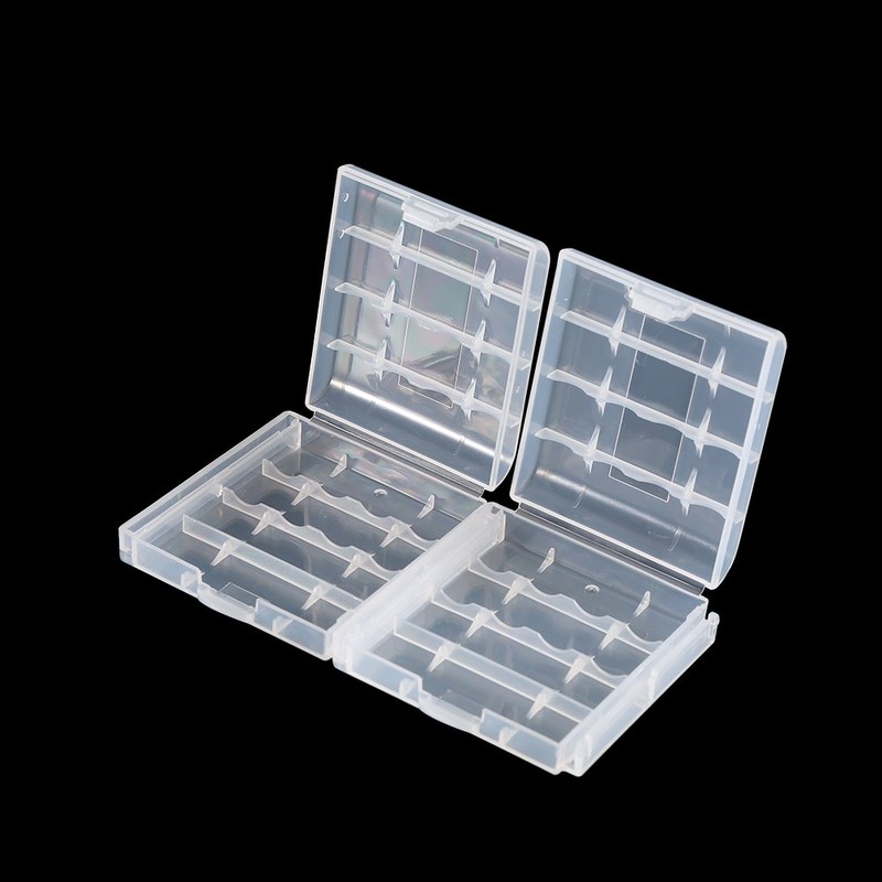 Tosuny 10Pzs Cajas de Almacenamiento de Batería, Caja de Plástico