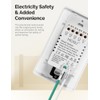 MOES Matter-WiFi Interruptor de luz de 3 botones, requiere neutro