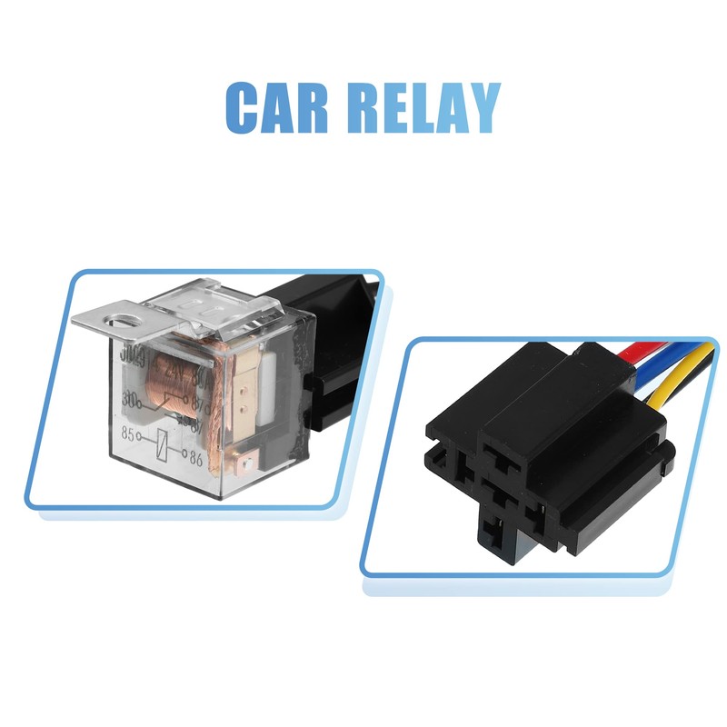 X AUTOHAUX 3 Pcs 24V 80A SPDT Car Relay 5