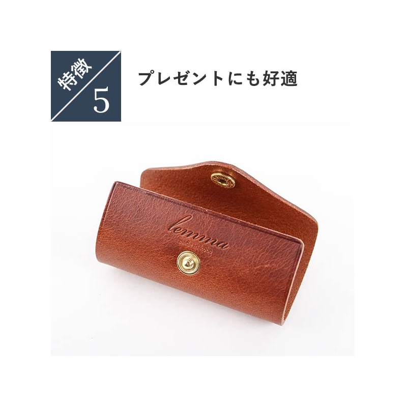 Lemma Carta Slide Key Case, Mini, Small, Men's, Compact, Leather,