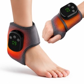 Portable Heated Foot & Hand & Neck Massager with Vibration – Adjustable Warm Relaxation Device for Home, Office & Travel Use