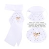 Horse Riding Stock Tie Equestrian Pre Tied Brooch Cotton Adult