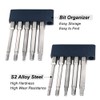 Saipor 10PCS Magnetic Square Head Screwdriver Bits Set 1/4'' Hex
