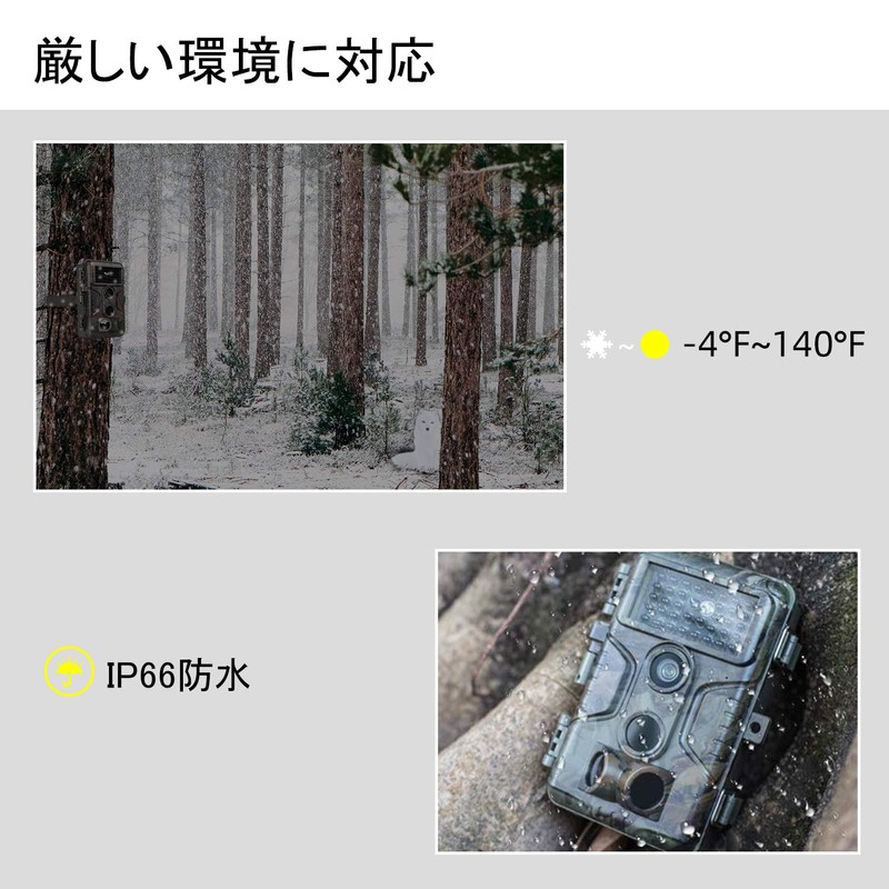 Blazevideo Trail Camera, 1296P Motion Sensor, Security Camera, Wildlife Surveillance