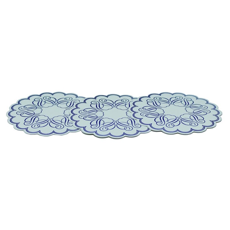 Artnap 61-0715-23 Paper Coasters, Round (Flower Style), 100 Sheets