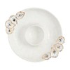 Mud Pie Oyster Chip And Dip Bowl Set; 2" x