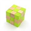 KINGOU Wood Snake Cube Puzzle Brain Teaser Toy Soma Cube