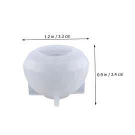 jojofuny 1Set Knob Mold with Screws DIY Cabinet Pull Handle Mould for Creative Crafts Sturdy and Safe Material for Home Decor and Personal Projects