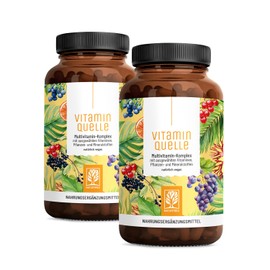 NATURTREU® All in One Multivitamin & Minerals Complex - 35 Valuable A-Z Vitamins and Minerals - Multi Vitamin Capsules High Dose - Vegan and Without Unnecessary Additives