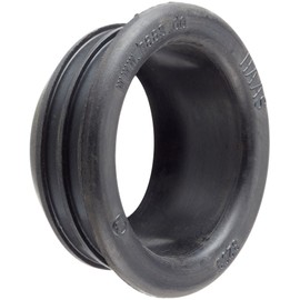 Haas Rubber Nipple for HTS Pipe Has The Disabled/DN 50/DN 40/Rubber Black Pack of 1