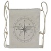 Lunarable Compass Drawstring Backpack, Naval Marine Seaman Life, Sackpack Bag
