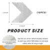 Gasedin 10 PCS Arrow Reflective Stickers, High Visibility Safety Warning