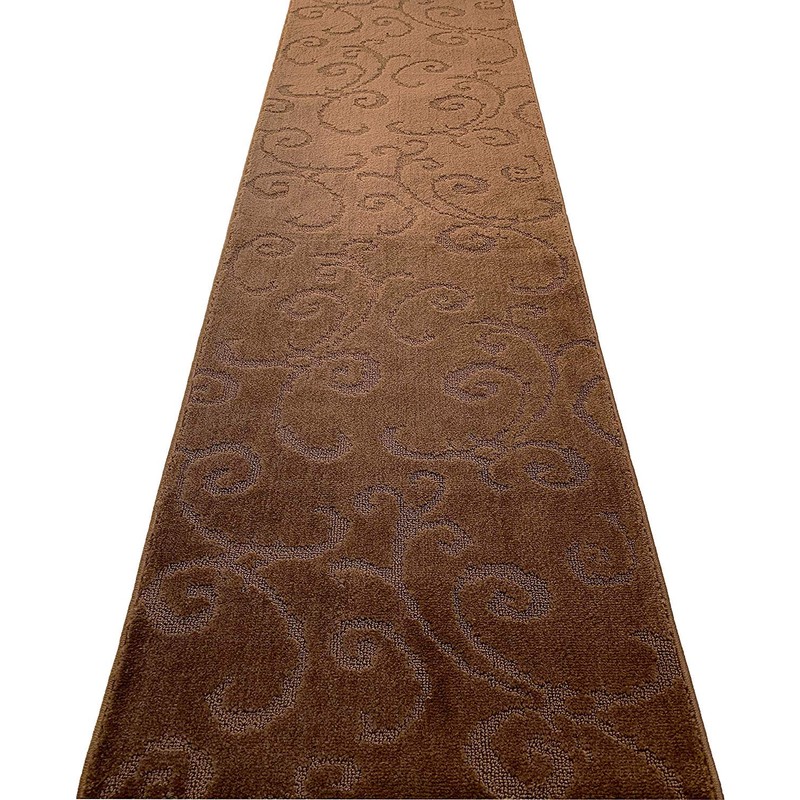 12 FT Long Non-Slip Washable Carpet Runner Rug with Rubber