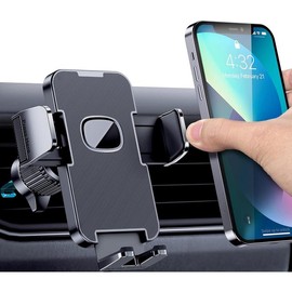 Car Vent Phone Mount for [Military-Grade Hook Clip] Stand [Thick Cases Friendly] Air Clip Cell Holder Smartphone  Automobile Cradles Universal - Style: Car Vent Holder-C