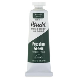 Utrecht Studio Series Oil Paint - Prussian Green, 37 ml, Tube