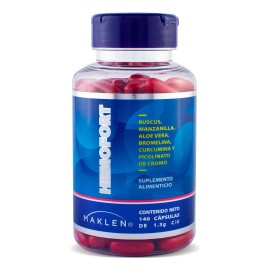 Maklen Hemofort 140 Cápsulas Cromo Picolinato 300g Sabor Sin sabor