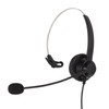 H360‑USB‑3 Telephone Headset Black Volume Adjustment Mute Single Sided Earphone