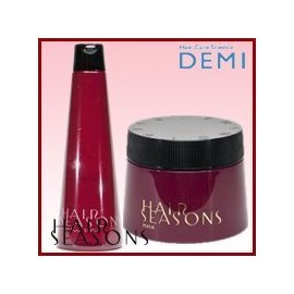 Demi Hair Seasons Shampoo Extra 8.5 fl oz (250 ml), Treatment Mask 8.8 oz (250 g)