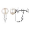 Suplight 8mm Pearl Earrings for Women 925 Sterling Silver Non
