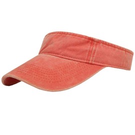 DOANNOTIUM - Gorros deportivos con visera de algodón, gorras vacías de béisbol para hombres y mujeres, Naranja, Talla única