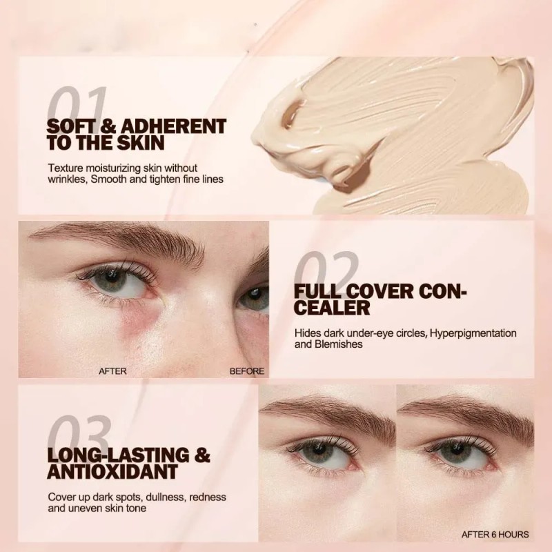 El Corrector Cubre Ojeras Y Pecas A Prueba De Agua