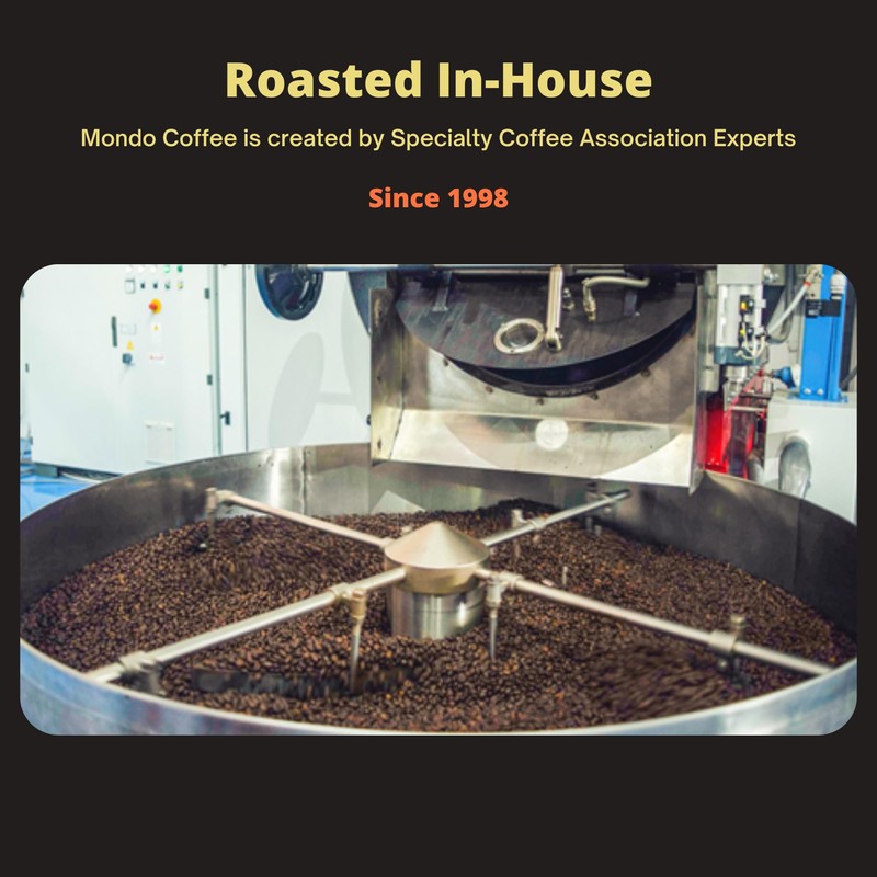 Mondo Whole Bean Coffee (2.2 lbs), USDA Organic, Superior Barista