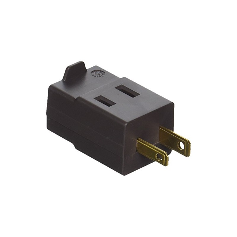 Brown 3outlet 2wire Cube Tap