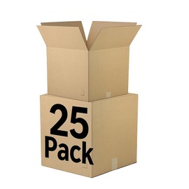 The Boxery 7"x5"x5" Brown/Kraft Corrugated Cardboard Shipping Boxes 25-Pack | Mailing, Packing, Moving & Storage for Business/Home – Durable - Eco-Friendly, Recyclable - Made in the USA