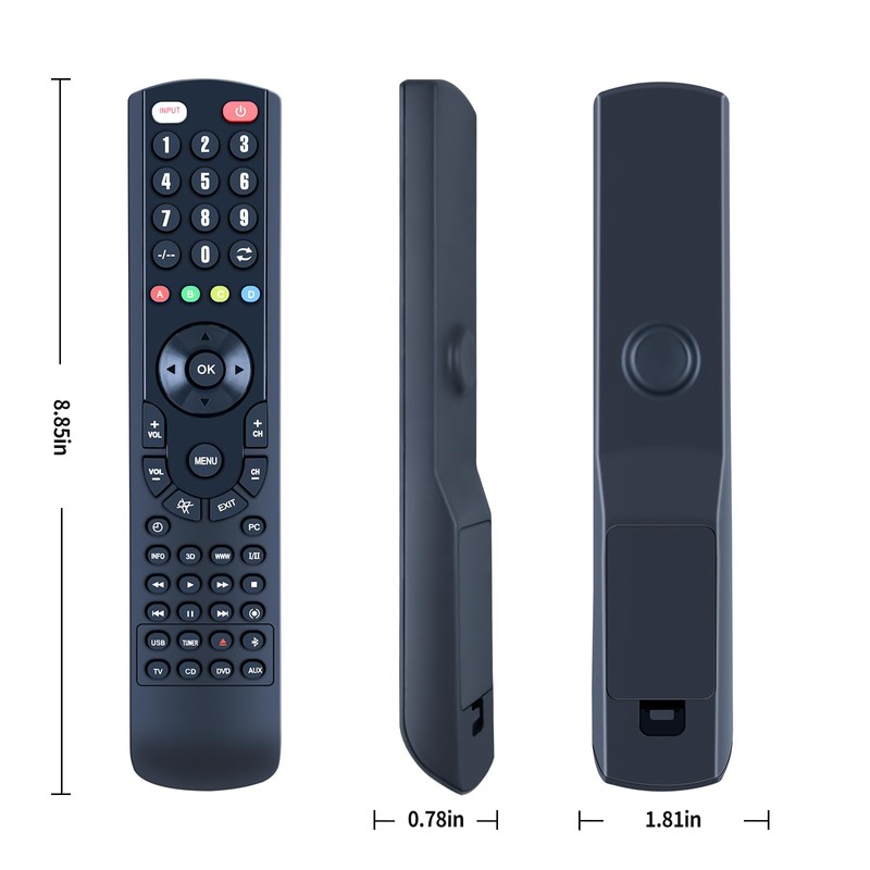 RC-1117 Replacement Remote Control for Denon AV Receiver AVR-1910