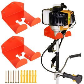 FWEEK 2 Pack Trimmer Rack Garage Organizer Wall Hanger, Garage Tool Rack for Grass Trimmer, Hedge Trimmer, Garden Tools Organizer