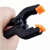 Mini Spring Clamps with Pivoting Jaw Pads for Woodworking, Crafts