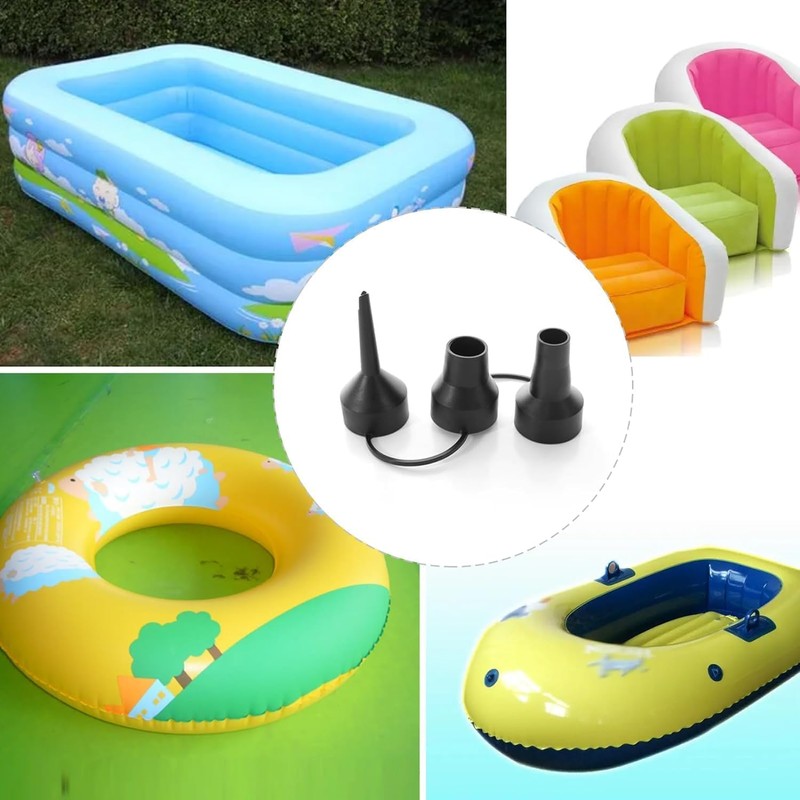 3 Sizes Black Air Pump Replacement Nozzles,Air Pump Nozzles for