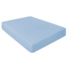NIYS Luxury Bedding Pack of 2 Cotton Cot Bed Fitted sheets available in 14 colours (Sky blue)