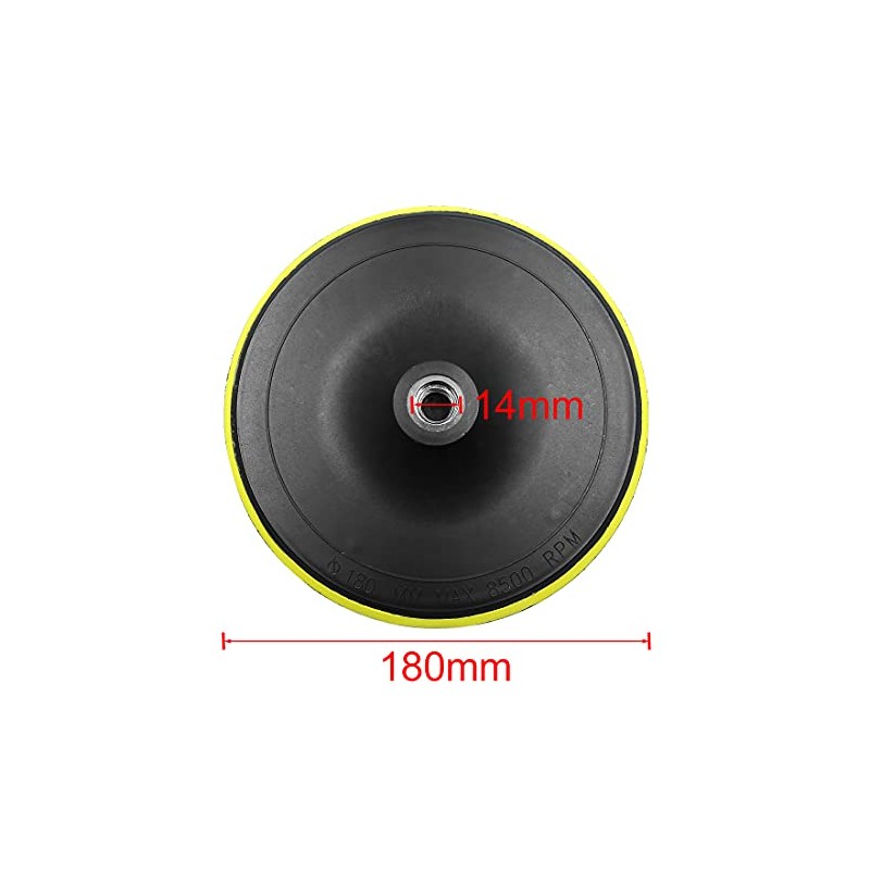 X AUTOHAUX 7 Inch Car Automotive M14x2.0 Pad Backing Plate