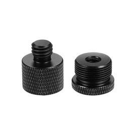 Microphone Stand Adapter, Thread Adapter 1/4 to 5/8 Inch, Tripod Thread Adapter Threaded Sleeve, 5/8 to 1/4 Adapter Microphone Screw Adapter for Microphone Holder, Camera Monitor, Tripod, Microphone