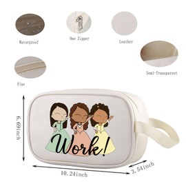 Musical Theater Lover Clear Makeup Bag Musical Merch Musical Character Gift Sister Merch (Work Cbag EU)
