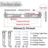 Light Fixture Ceiling Bracket, 2 Pack Pendant Light Bracket 95mm