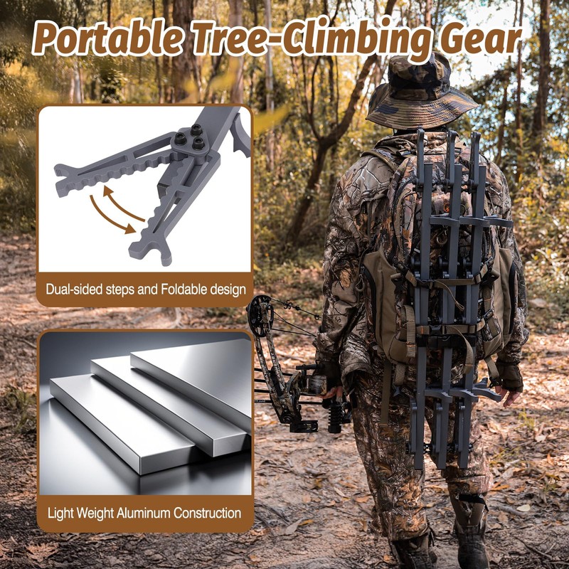 Kalkal Climbing Sticks 3 Pack, 30" Climbing Sticks for Hunting